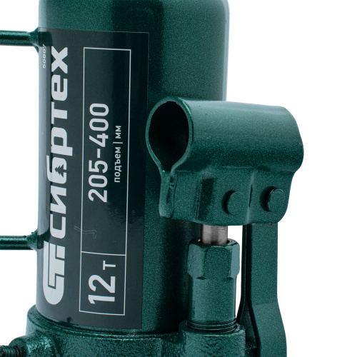 Домкрат гидравлический бутылочный, 12 т, 205-400 мм Сибртех по ценам производителя в Москве с доставкой по всей России