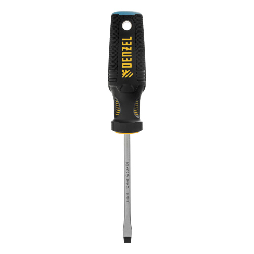 Отвертка, SL6x100 мм, S2, 3к рукоятка Denzel по ценам производителя в Москве с доставкой по всей России