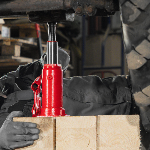 Домкрат гидравлический бутылочный, 8 т, h подъема 200-385 мм Sparta по ценам производителя в Москве с доставкой по всей России