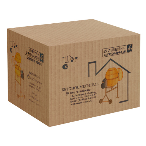 Бетоносмеситель СБР-132А.3-01, 132 л, 1 кВт, 380 В по ценам производителя в Москве с доставкой по всей России