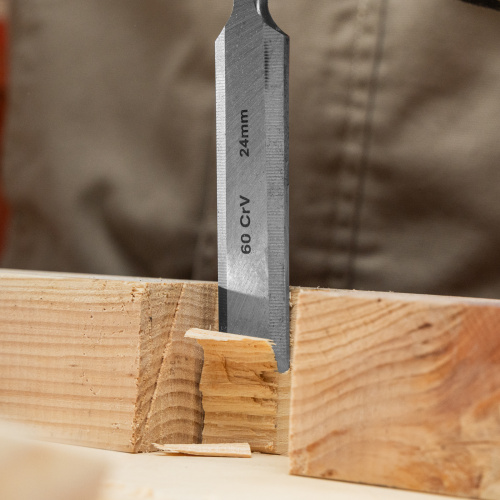 Набор долот-стамесок плоских "Тигровый глаз", 4 шт, 6-12-18-24 мм Matrix по ценам производителя в Москве с доставкой по всей России