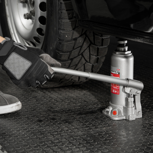 Домкрат гидравлический бутылочный, 5 т, высота подъема 216-413 мм Matrix по ценам производителя в Москве с доставкой по всей России