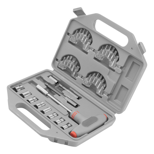 Отвертка с Т-образной эргономичной ручкой и набором насадок, 36 шт, CrV, пластиковый бокс Matrix по ценам производителя в Москве с доставкой по всей России
