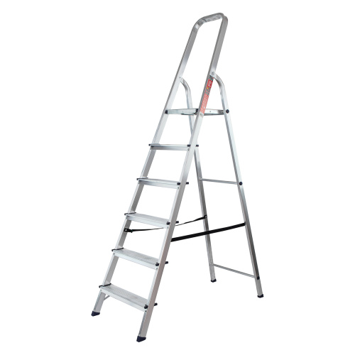 Стремянка усиленная, 6 ступеней, алюминиевая, MTX по ценам производителя в Москве с доставкой по всей России