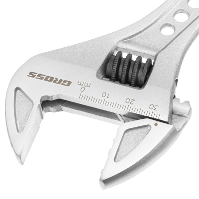 Ключ разводной, 250 мм, CrV, двухкомпонентная ручка Gross по ценам производителя в Москве с доставкой по всей России