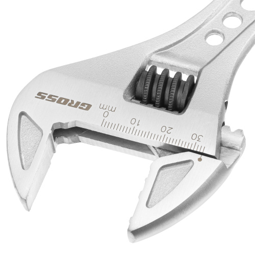 Ключ разводной, 250 мм, CrV, двухкомпонентная ручка Gross по ценам производителя в Москве с доставкой по всей России