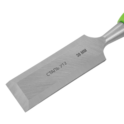 Долото-стамеска, 38 мм, двухкомпонентная рукоятка Сибртех по ценам производителя в Москве с доставкой по всей России