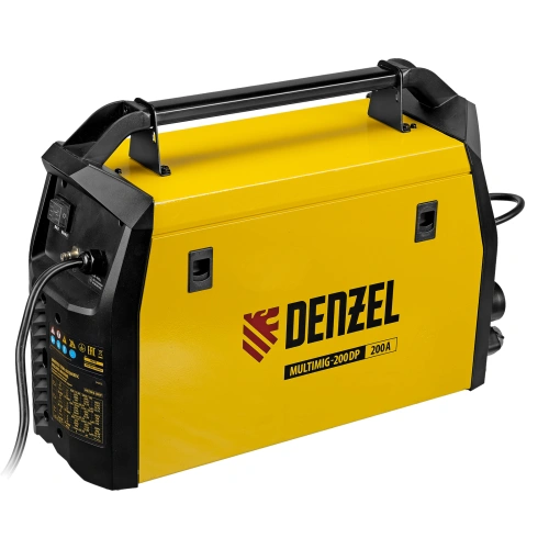 Аппарат инвертор. полуавтомат. сварки MultiMIG-200DP Synergy Double Pulse, 200 А, ПВ 80% Denzel по ценам производителя в Москве с доставкой по всей России