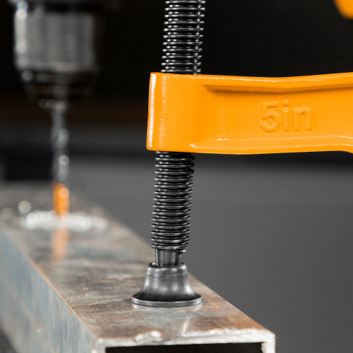 Струбцина G-образная, усиленная, 125 мм Denzel по ценам производителя в Москве с доставкой по всей России