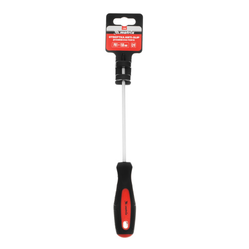 Отвертка Anti-Slip, PH1 х 150 мм, CrV, двухкомпонентная рукоятка Matrix по ценам производителя в Москве с доставкой по всей России