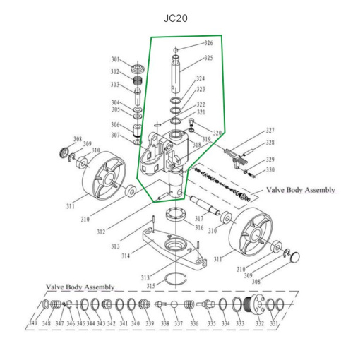 Ось крепления ручки для гидравлических тележек DF25 по ценам производителя в Москве с доставкой по всей России