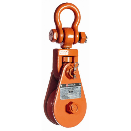 Блок шкивовый однорольный с проушиной 5 т, D каната 20 - 22 мм LS, СибТаль по ценам производителя в Москве с доставкой по всей России