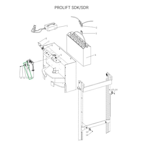 Звуковой сигнал для штабелеров SDR 1533/1536/1545S/1645/1656/2036/2045, SDK по ценам производителя в Москве с доставкой по всей России