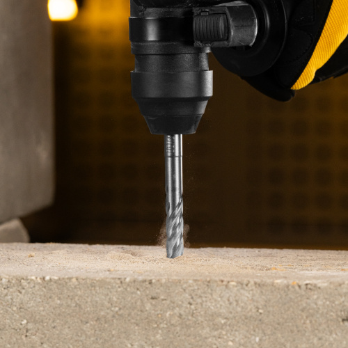 Бур по бетону, цельная крестовая пластина, 10x115 мм, SDS PLUS Denzel по ценам производителя в Москве с доставкой по всей России