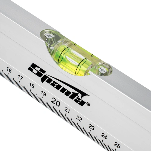 Уровень алюминиевый, 400 мм, 2 глазка, линейка Sparta по ценам производителя в Москве с доставкой по всей России