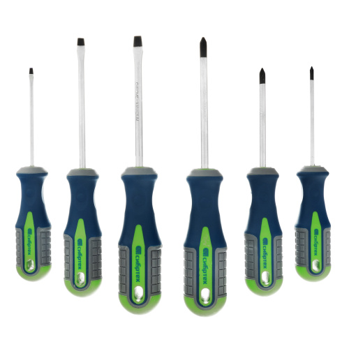 Набор отверток, CrV, трехкомпонентные рукоятки, 6 предметов Сибртех по ценам производителя в Москве с доставкой по всей России