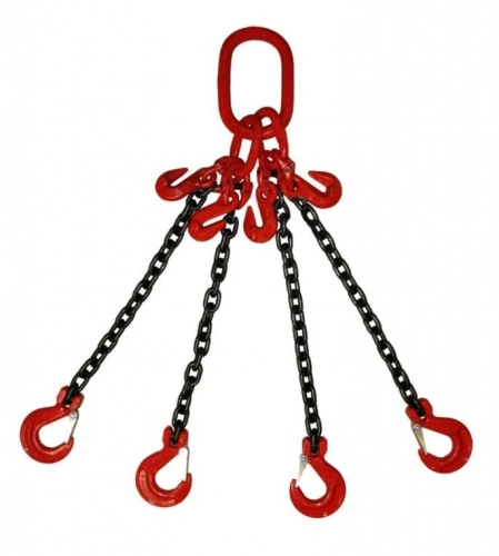Строп цепной TOR 4СЦ г/п 4,25 т 5,0 м с укорачивающими крюками по ценам производителя в Москве с доставкой по всей России