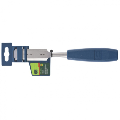 Стамеска, 26 мм, пластиковая рукоятка Сибртех по ценам производителя в Москве с доставкой по всей России