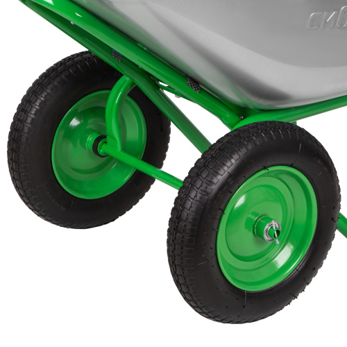 Тачка садово-строительная 2-х колесная, грузоподъемность 230 кг, объем 90 л Сибртех по ценам производителя в Москве с доставкой по всей России