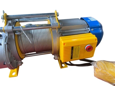 Лебедка электрическая  500/1000кг  50/25м с канатом 220В алюминиевый корпус TOR KCD (TSA) по ценам производителя в Москве с доставкой по всей России