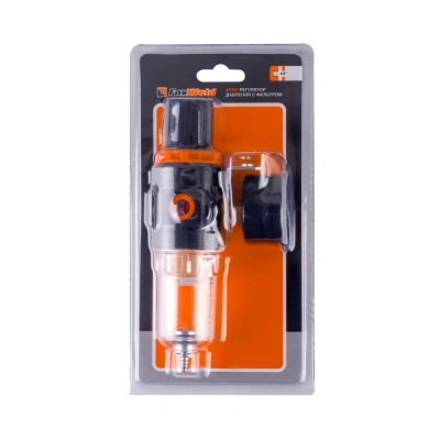 Регулятор давления AERO с манометром и фильтром-осушителем 1/4" F по ценам производителя в Москве с доставкой по всей России