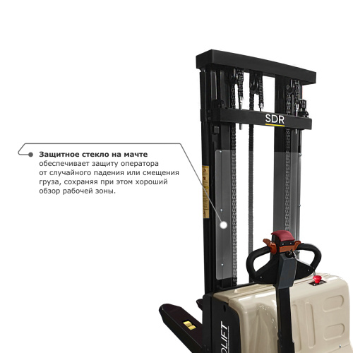 Самоходный электроштабелер PROLIFT M2 SDR 1550S по ценам производителя в Москве с доставкой по всей России