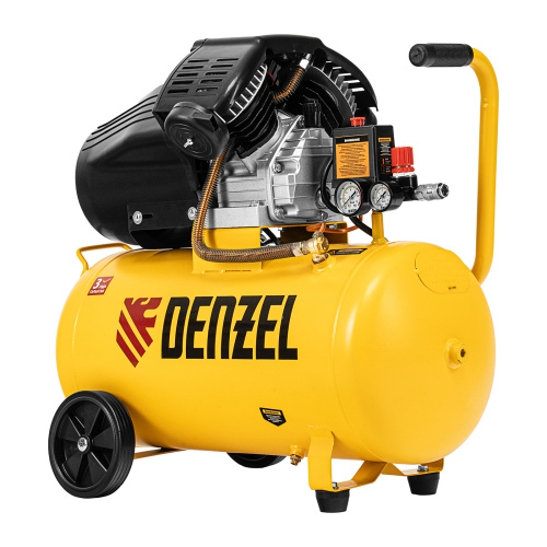 Компрессор воздушный прям. привод DCV1800/50, 1,8 кВт, 50 литров, 320 л/мин Denzel по ценам производителя в Москве с доставкой по всей России