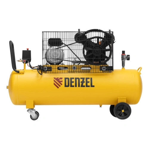 Компрессор воздушный BCV2300/100, ременный привод, 2.3 кВт, 100 литров, 440 л/мин Denzel по ценам производителя в Москве с доставкой по всей России
