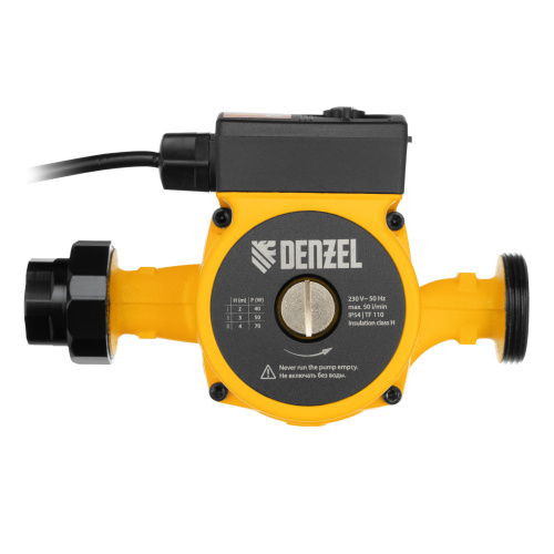 Циркуляционный насос CP25-4, напор 4 м, 50 л/мин, 1 м кабель, монт. длина 180 мм Denzel по ценам производителя в Москве с доставкой по всей России