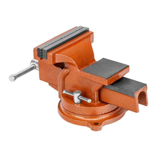 Тиски слесарные, 125 мм, поворотные, с наковальней Sparta по ценам производителя в Москве с доставкой по всей России