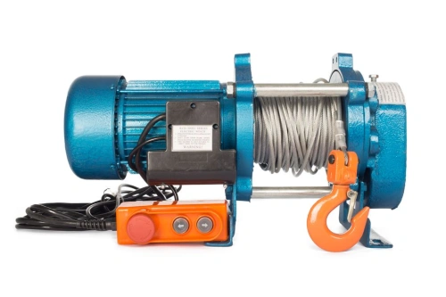 Лебедка электрическая  300 кг  30 м с канатом 220 В TOR KCD по ценам производителя в Москве с доставкой по всей России