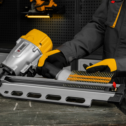 Гвозди для пнев. нейлера (крашен.) длина - 75 мм, диам. - 3,05 мм, 2000 шт. Denzel по ценам производителя в Москве с доставкой по всей России