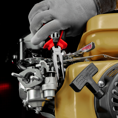 Длинногубцы прямые, 160 мм, хром-ванадий, двухкомпонентные рукоятки Matrix по ценам производителя в Москве с доставкой по всей России