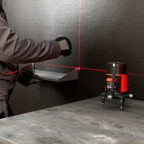 Лазерный уровень CRX-30R, 30 м, красный луч, батарейки, резьба 5/8" MTX по ценам производителя в Москве с доставкой по всей России