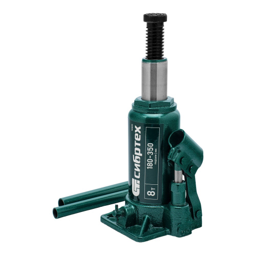 Домкрат гидравлический бутылочный, 8 т, 180-350 мм Сибртех по ценам производителя в Москве с доставкой по всей России