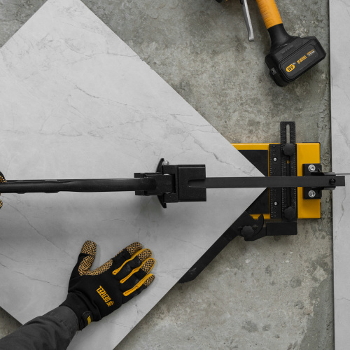 Плиткорез рельсовый 1200х16мм, каретка на подш., стальная станина, усил. рукоятка-пенал Denzel по ценам производителя в Москве с доставкой по всей России