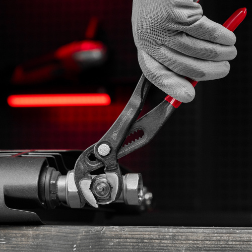 Клещи переставные 300 мм, кнопочный механизм, хром-ванадий, обливные рукоятки Matrix по ценам производителя в Москве с доставкой по всей России