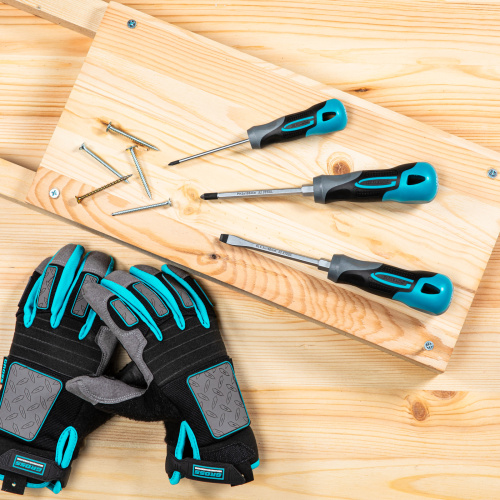 Набор отверток комбинированный 3 шт, S2, трехкомпонентная рукоятка Gross по ценам производителя в Москве с доставкой по всей России