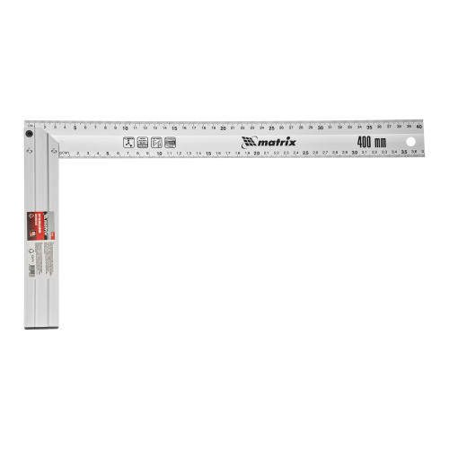 Угольник, 400 мм, алюминиевый, литой Matrix по ценам производителя в Москве с доставкой по всей России