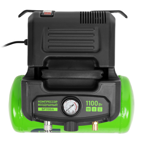 Компрессор воздушный безмаслянный BL 1100/6 1100Вт, ресивер 6 литров, 180 л/мин Сибртех по ценам производителя в Москве с доставкой по всей России