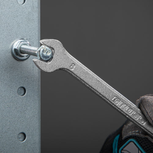 Ключ комбинированный трещоточный, 8 мм, количество зубьев 100 Gross по ценам производителя в Москве с доставкой по всей России