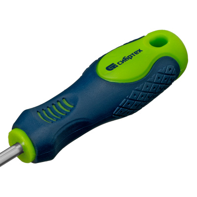 Отвертка, SL5 х 100 мм, CrV, двухкомпонентная рукоятка Сибртех по ценам производителя в Москве с доставкой по всей России