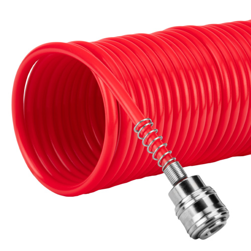 Шланг спиральный воздушный, 10 м, с быстросъемными соединениями Matrix по ценам производителя в Москве с доставкой по всей России