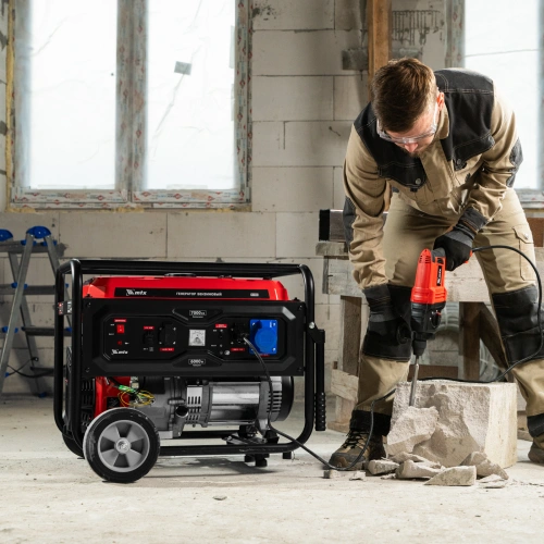 Генератор бензиновый RS-9000, 7 кВт, 230В, ручной стартер MTX по ценам производителя в Москве с доставкой по всей России