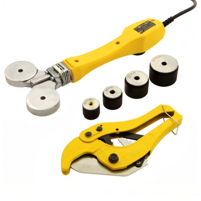 Аппарат для сварки пластиковых труб DWP-750, 750 Вт, 0-300 град, 4 насадки, 20-40 мм Denzel по ценам производителя в Москве с доставкой по всей России