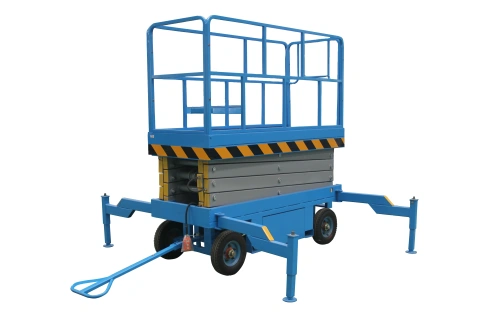 Подъемник ножничный передвижной 300 кг 16/18 м TOR SJY-0,3-16 AC 380В сетевой по ценам производителя в Москве с доставкой по всей России