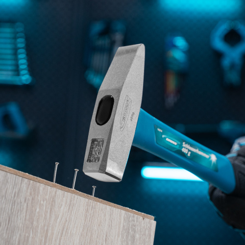 Молоток слесарный, 400 г, квадратный боек, фибергласовая обрезиненная рукоятка Gross по ценам производителя в Москве с доставкой по всей России