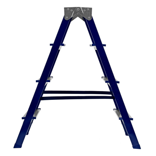 Стремянка двусторонняя 4 ступени, стальная, Сибртех по ценам производителя в Москве с доставкой по всей России