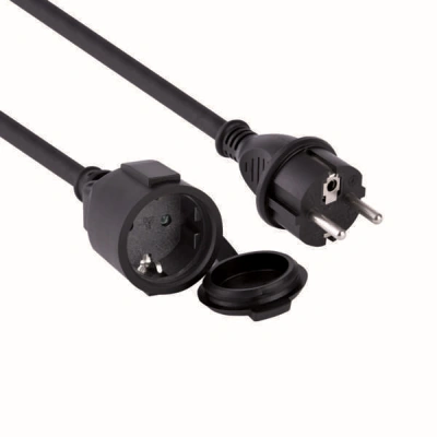 Кабель-удлинитель H07RN-F 3x1,5 (20 метров, IP44, черный)