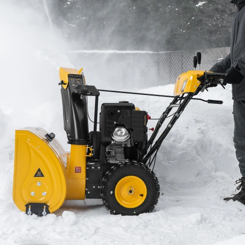 Бензиновая снегоуборочная машина SBL 711D PRO, 302cc, эл.старт, фара, обогрев, блок. дифф. Denzel по ценам производителя в Москве с доставкой по всей России